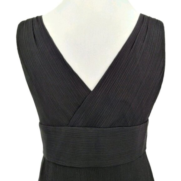J Crew Black Crepe Silk Sophia Dress Size 4 - Picture 5 of 9
